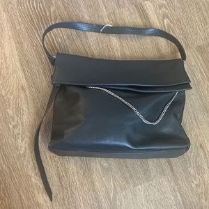 AllSaints Black Leather bag purse